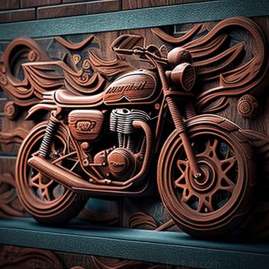 3D model Kawasaki W800 Cafe Style (STL)